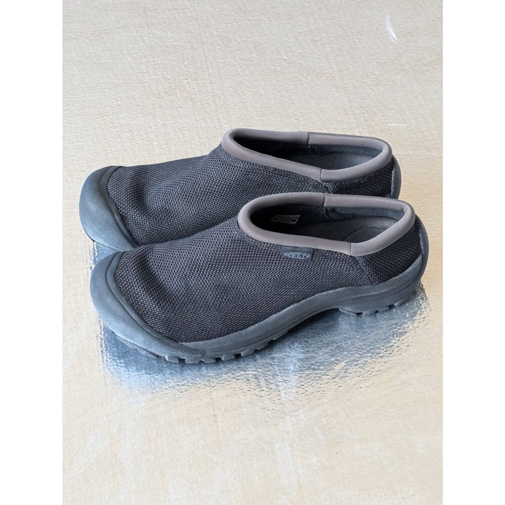 KEEN Mesh Slip On Shoe Kaci Slide StrmyWthr/Steel Size 10 - Picture 2 of 6